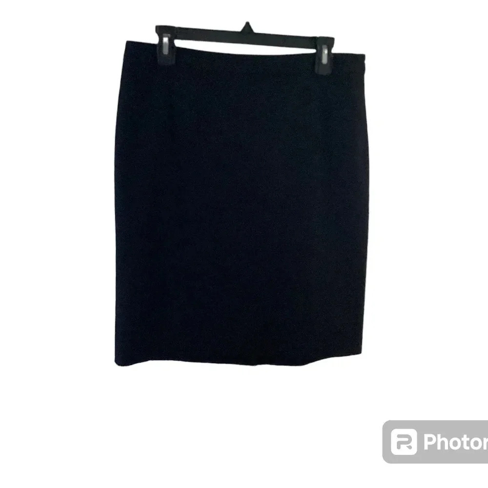 Ann Taylor Loft skirt black classic office chic business wear mature wonens sz 8